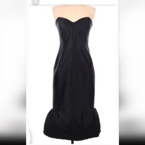 Redux black strapless special occasion dress